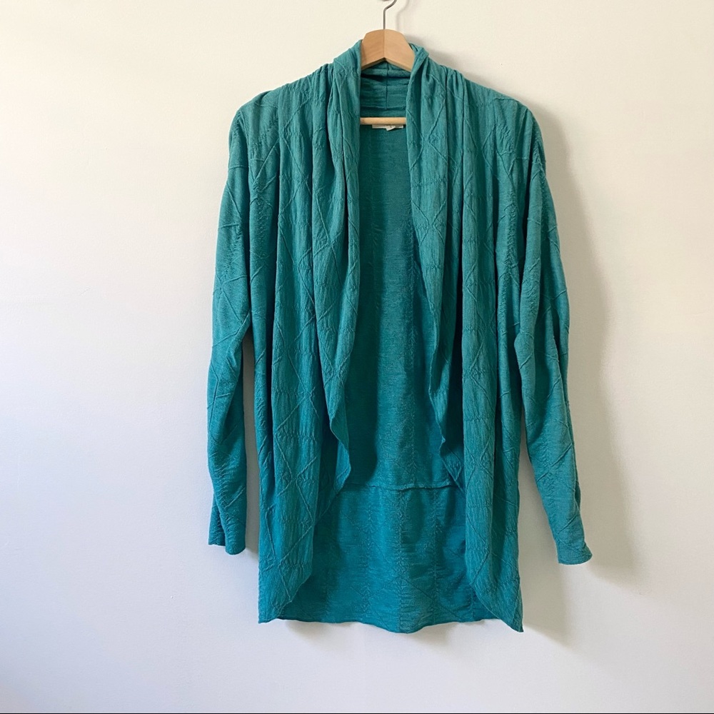 Silence + Noise Teal Cardigan